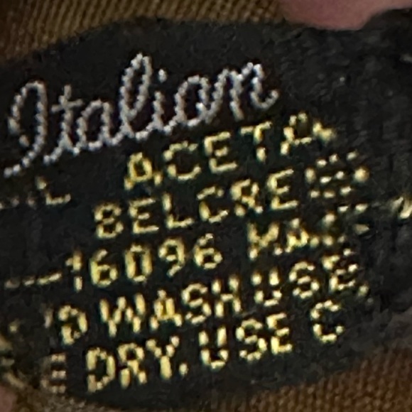 Vintage Italian made chevron scarf - Picture 4 of 4